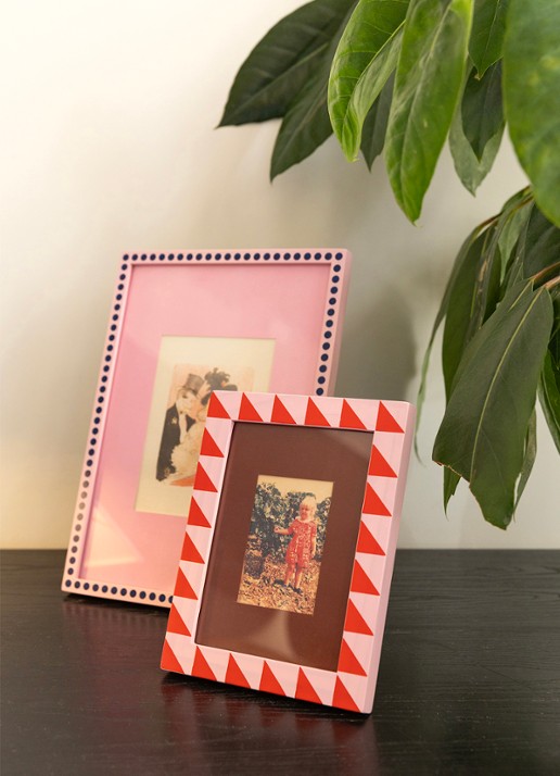 &Klevering Fotolijst met stippen 30 x 21 cm  - detail 4 roze