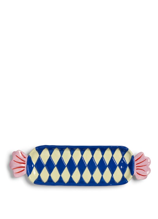 &Klevering Goody serveerplank van dolomiet 33,5 cm - voorkant paars