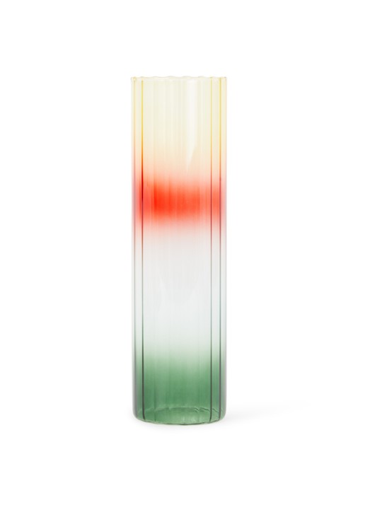 &Klevering Gradient Evening Large vaas 29 cm - voorkant multicolor