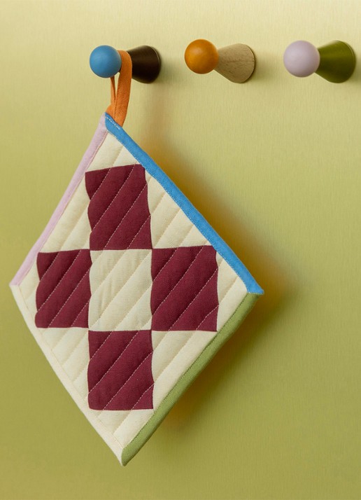 &Klevering Halma wandhaak 6,5 cm set van 2 - detail 3 bruin