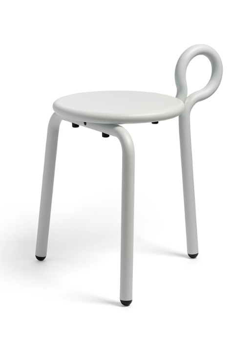 &Klevering Lasso kruk 58 cm - voorkant 2 blauw