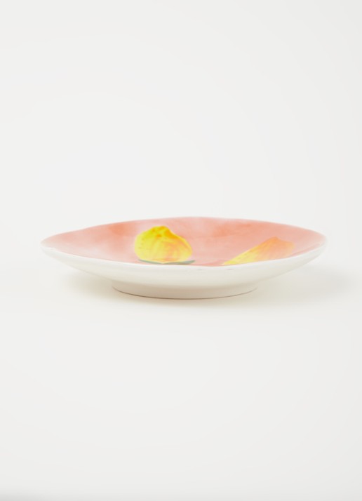 &Klevering Lemon ontbijtbord 16 cm set van 4  - voorkant 2 geel