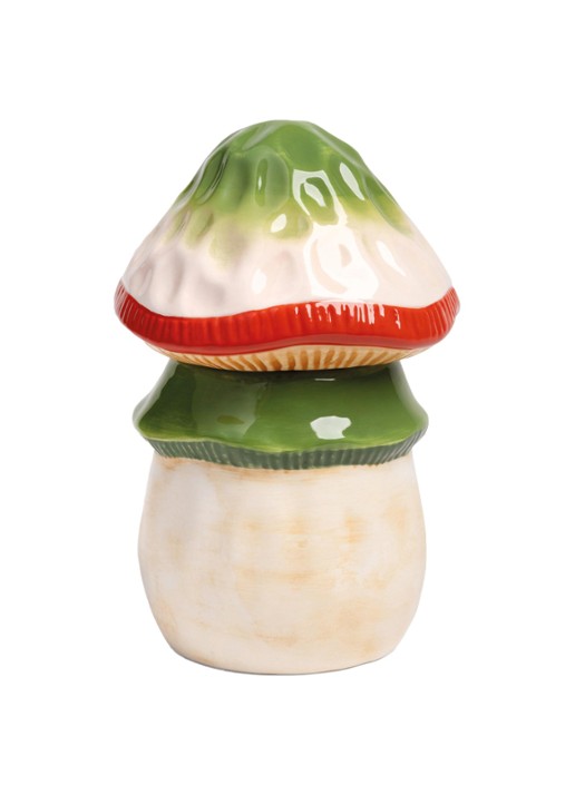 &klevering Magic Mushroom voorraadpot - voorkant groen