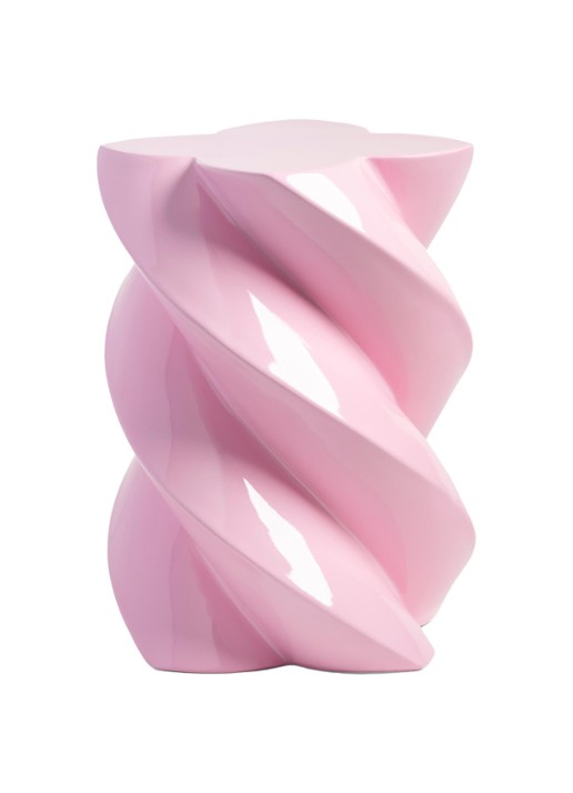 &klevering Marshmallow bijzettafel 39,5 cm - voorkant roze
