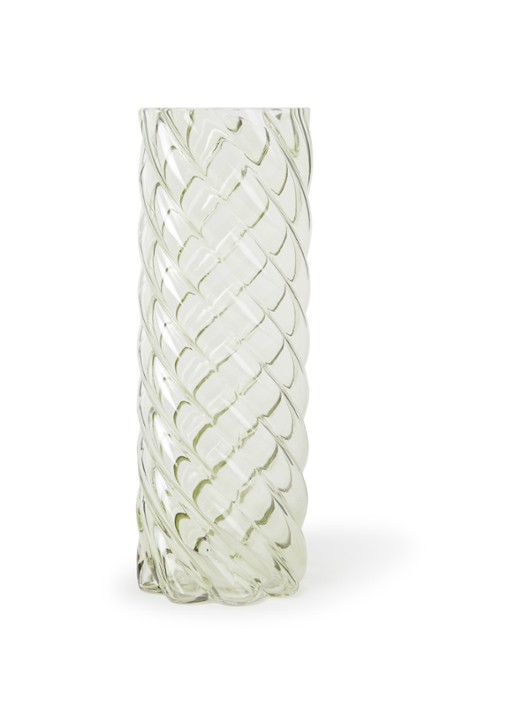 &Klevering Marshmallow vaas 33 cm - voorkant lichtgroen