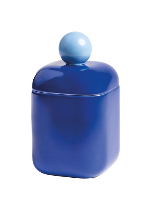&klevering Orb opberger medium  - voorkant blauw