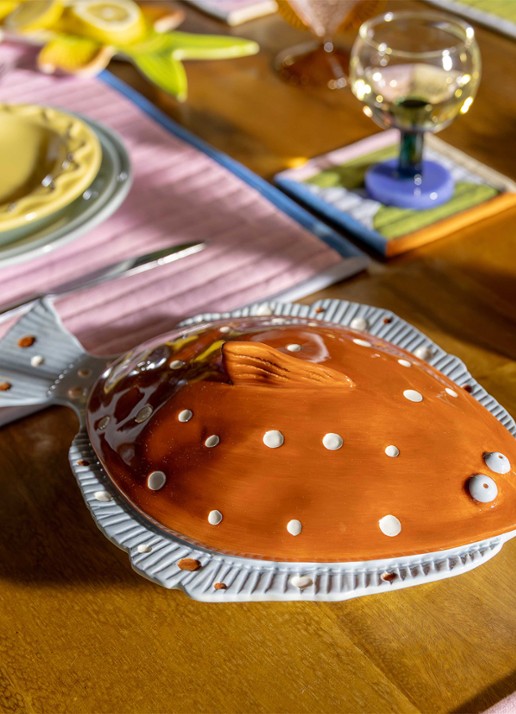 &Klevering Plaice serveerschaal 29,5 cm - detail 3 bruin