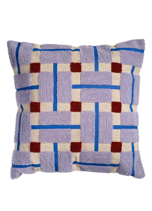 &klevering Plano kussen 50 x 50 cm - voorkant lila