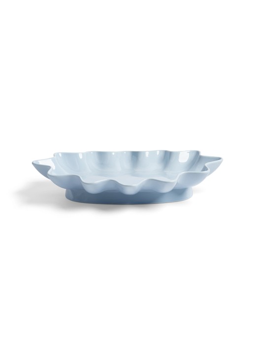 &Klevering Sun fruitschaal 42,5 cm - voorkant lichtblauw