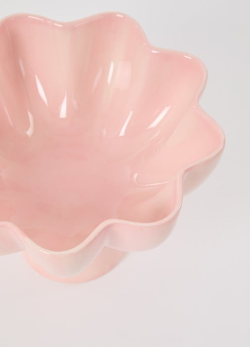 &Klevering Sun Small fruitschaal 20 cm - voorkant 2 zalmroze