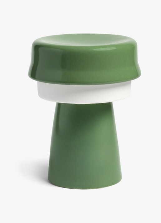 &Klevering Tafellamp met hoed 20 cm  - voorkant groen