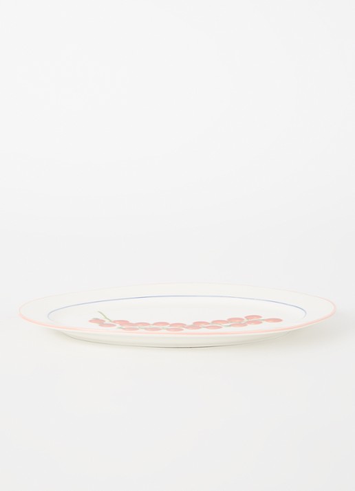 &Klevering Tomato serveerschaal 30 cm - detail 2 wit