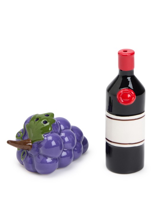 &Klevering Wine peper- en zoutmolen 2-delig - voorkant multicolor