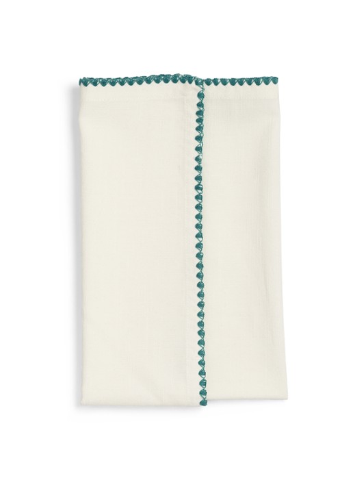 &Klevering Zigzag servet 45 x 45 cm set van 4 - detail 2 multicolor
