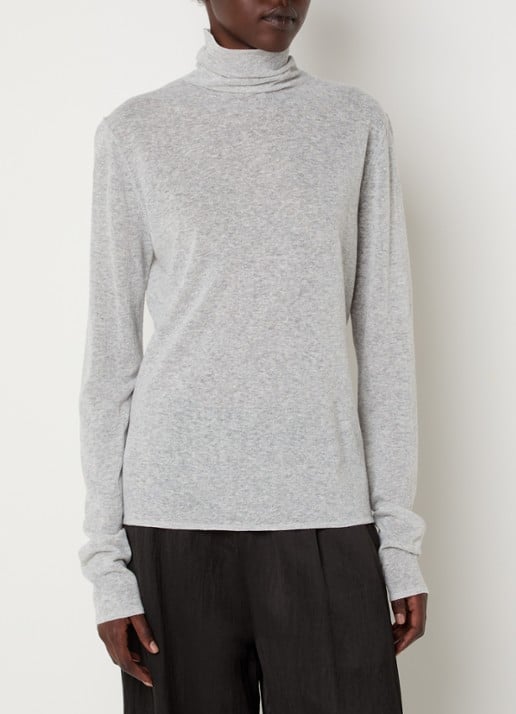 Knit-ted Roline trui met col en stretch