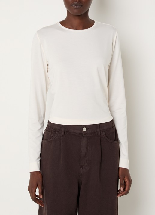 Knit-ted Zoe top met ronde hals