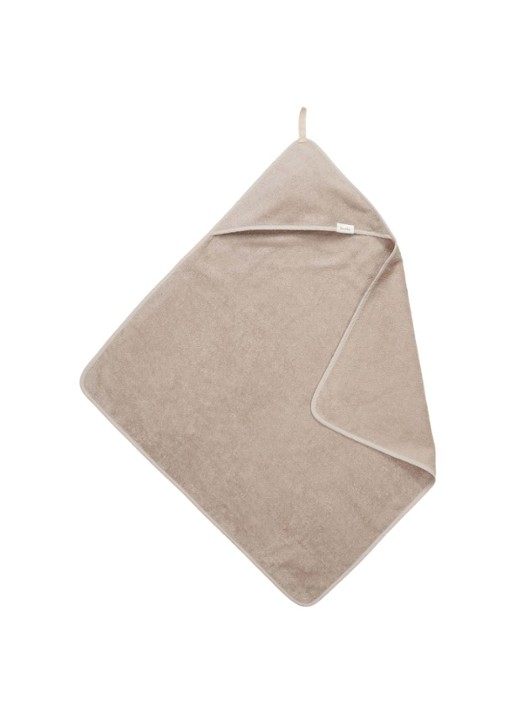 Koeka Dijon badcape 100 x 100 cm - voorkant beige