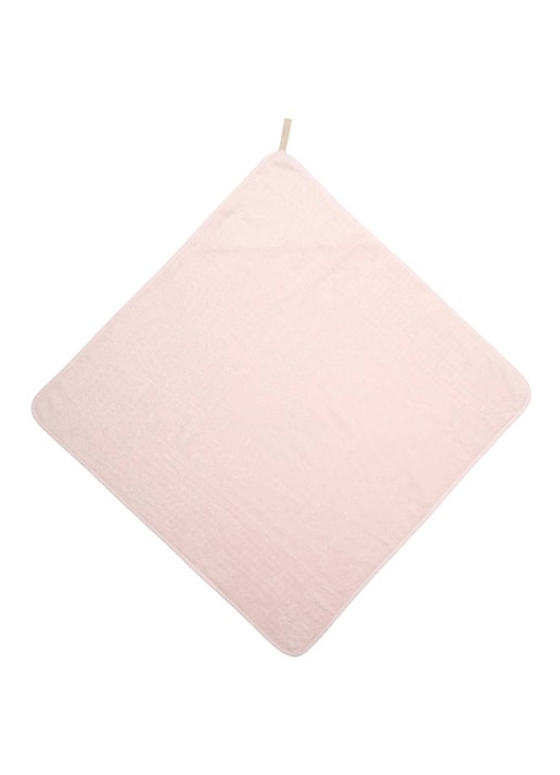 Koeka Dijon badcape 100 x 100 cm - detail 3 roze