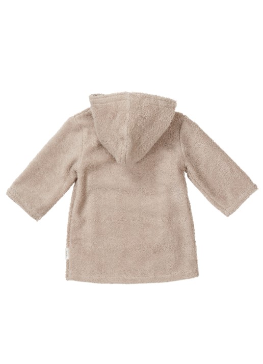 Koeka Dijon Daily badjas met capuchon - detail 4 beige