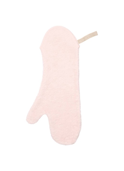Koeka Dijon Daily Douche washand 42 x 18 cm - detail roze