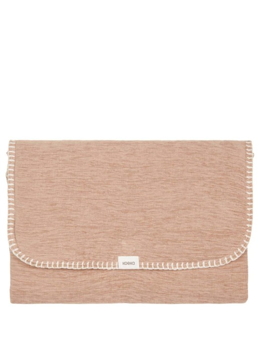 Koeka Rivoli verschoningsmat - voorkant 3 donkerbeige