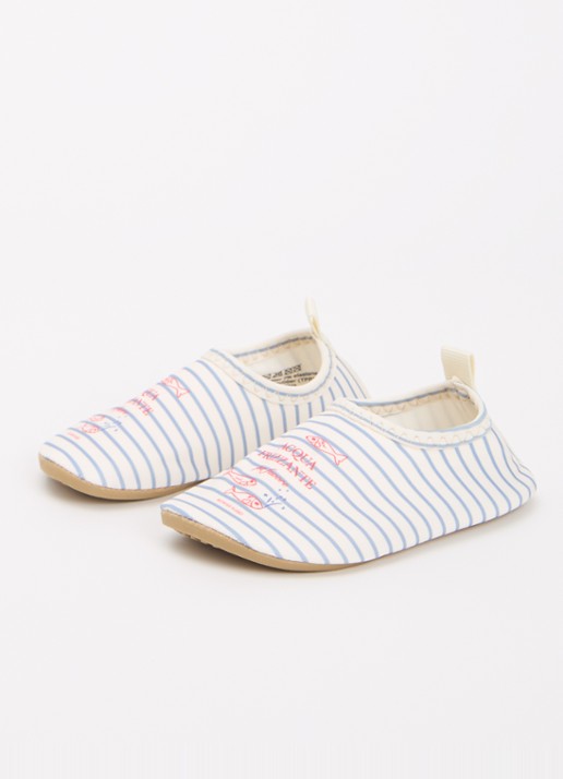 Konges Sløjd Aster waterschoenen met print - voorkant 4 blauw