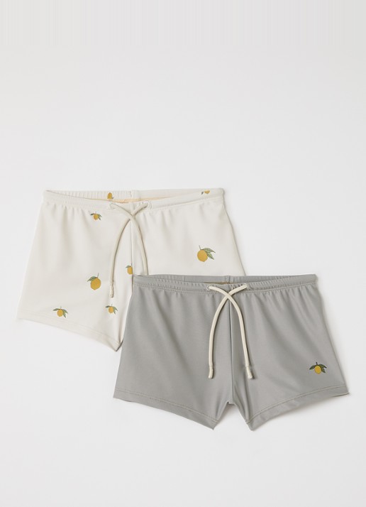 Konges Sløjd Aster zwemshorts met print in 2-pack