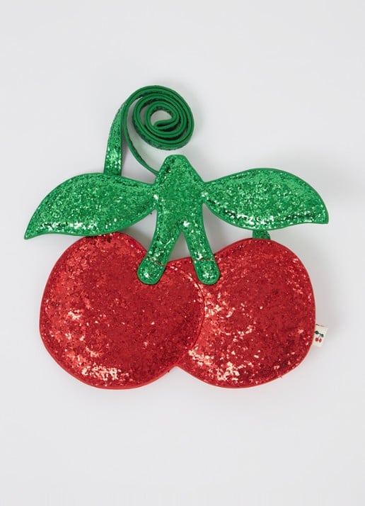 Konges Sløjd Cherry crossbodytas met glitter