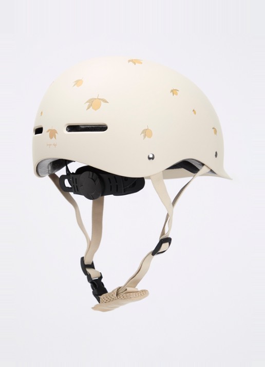 Konges Sløjd Fietshelm met print  - detail 3 beige