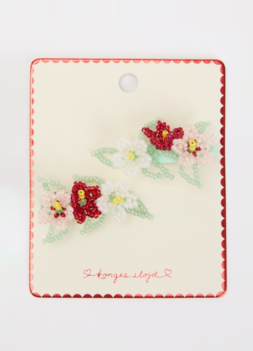 Konges Sløjd Flower Field haarclip in set van 2