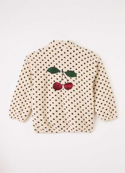 Konges Sløjd Jack van teddy met stippenprint - achterkant 3 beige