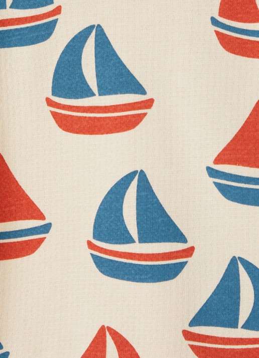 Konges Sløjd Loopy Lou sweater met print - detail 4 beige