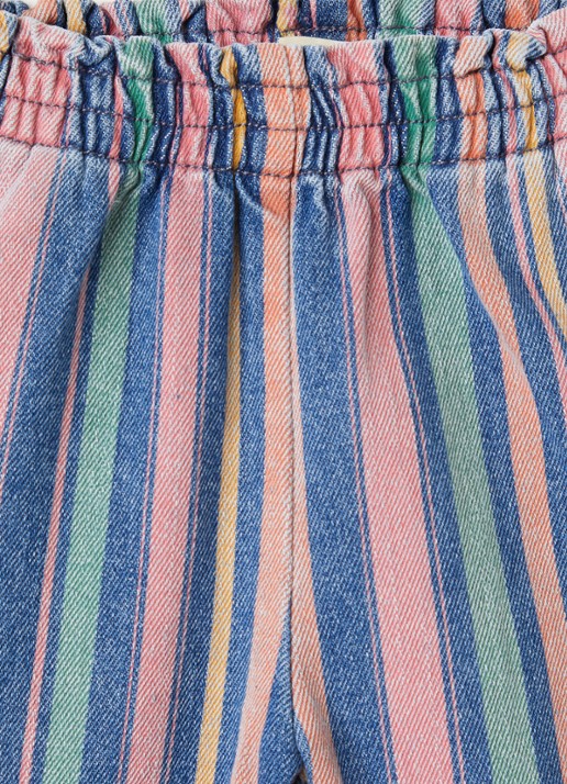 Konges Sløjd Loose fit jeans met streepprint - detail 3 roze