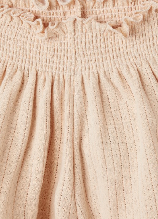 Konges Sløjd Minnie loose fit korte broek - detail 3 beige
