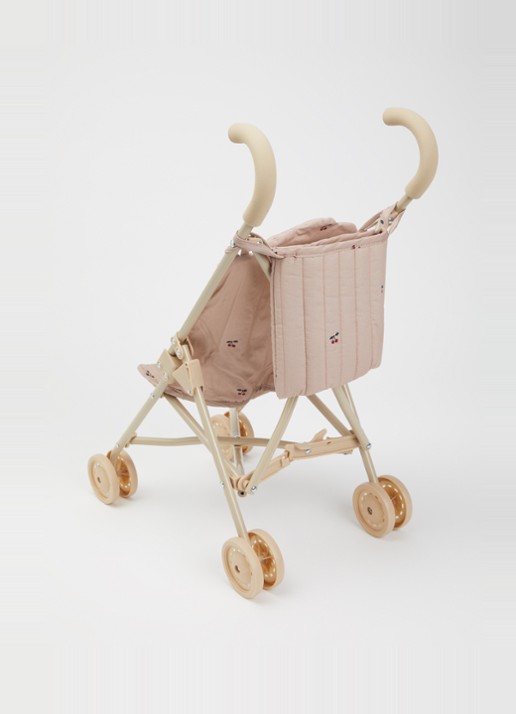Konges Sløjd Poppenwagen 56 cm - voorkant 2 beige