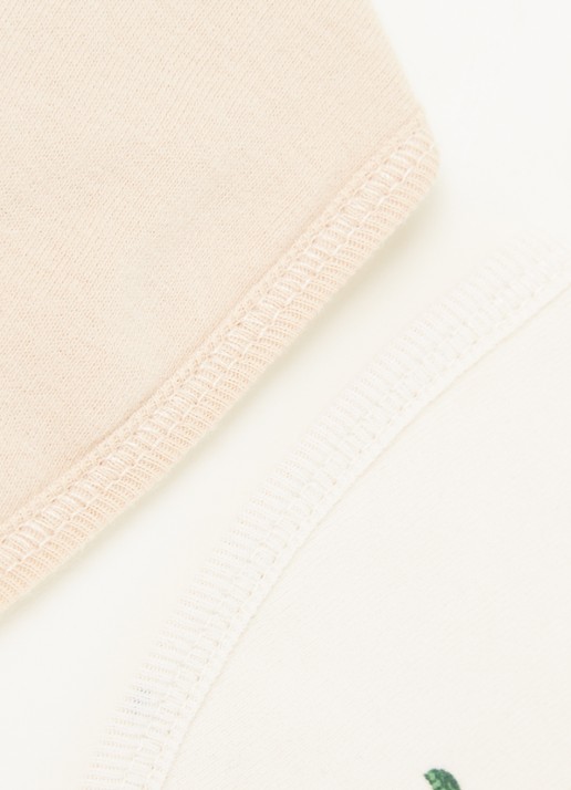 Konges Sløjd Slab van  katoen in 2-pack - detail 2 lichtroze
