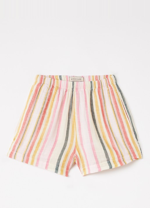Konges Sløjd Venice loose fit korte broek met streepprint
