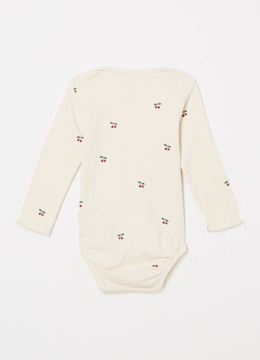Konges Sløjd Babypak van  katoen met print - voorkant 2 beige