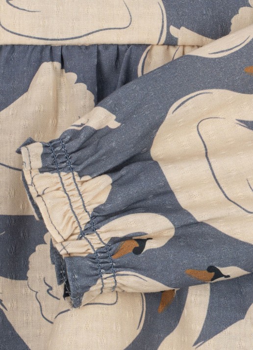 Konges Sløjd Evia romper met print - detail wit
