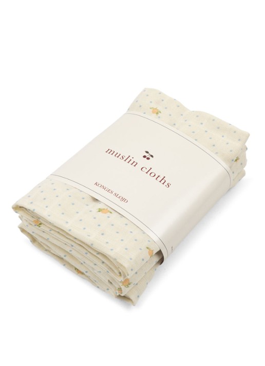 Konges Sløjd Hydrofiele doek set van 3 - voorkant 3 beige