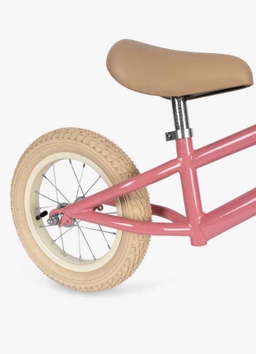 Konges Sløjd Kinderfiets met glitter - detail roze