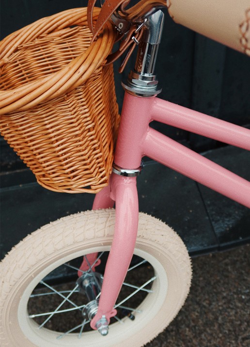 Konges Sløjd Kinderfiets met glitter - detail 4 roze