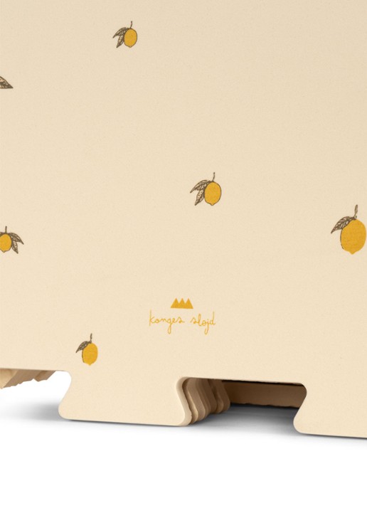 Konges Sløjd Lemon speelmat - detail kobaltblauw