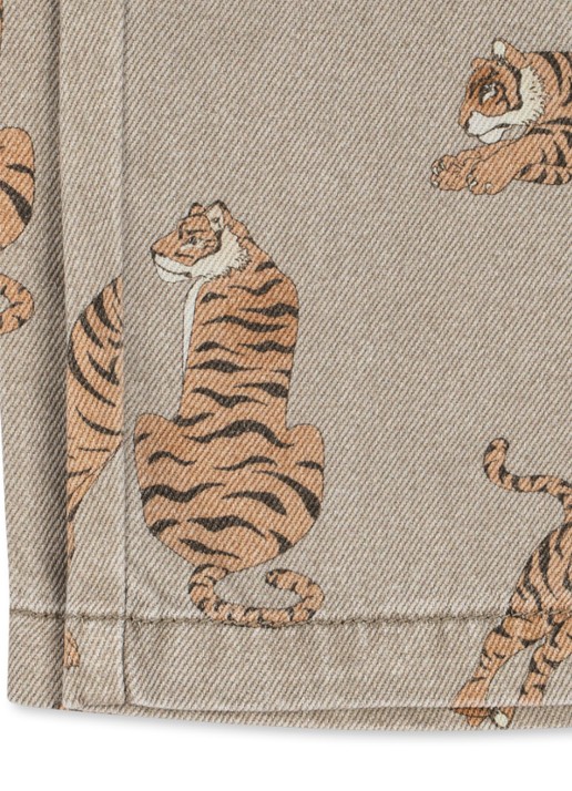 Konges Sløjd Magot straight leg jeans met print - detail 2 multicolor