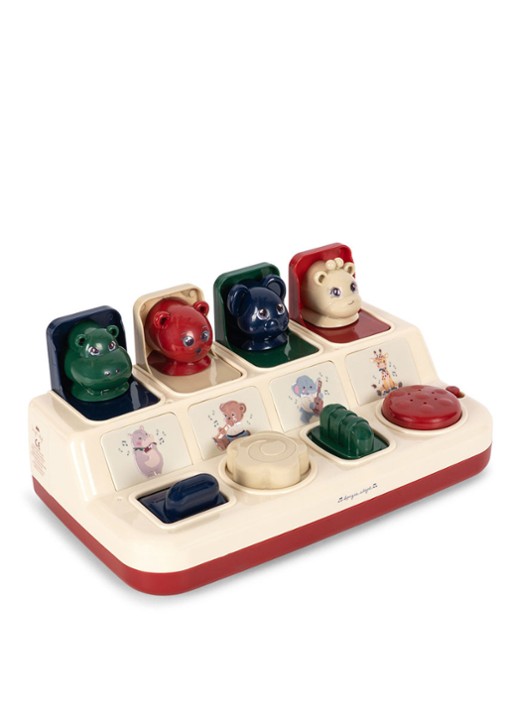 Konges Sløjd Pop Up muziekbord  - voorkant 4 multicolor