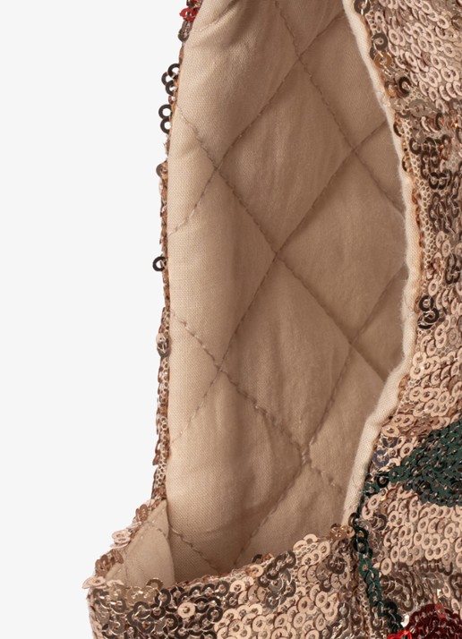 Konges Sløjd Starla tas met pailletten - detail beige