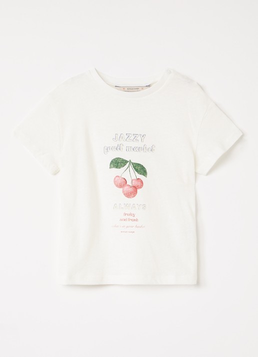 Konges Sløjd T-shirt met print - voorkant 3 multicolor