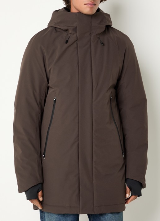 Krakatau Dsup parka met capuchon en waterafstotende coating
