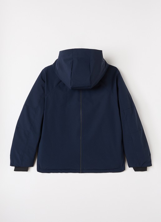 Krakatau Gewatteerd jack met ritszakken - achterkant 3 donkerblauw