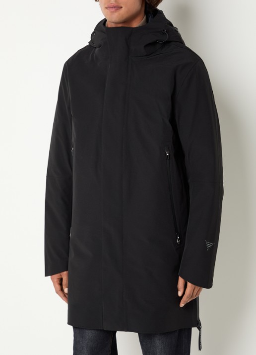 Krakatau Planck gewatteerde parka met uitneembare voering en waterafstotende coating